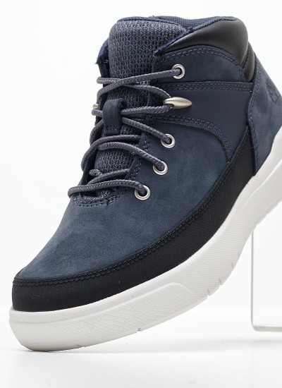 Παιδικά Παπούτσια Casual A29FY Μπλε Δέρμα Νούμπουκ Timberland