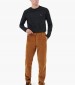 Men Pants A62MK Brown Cotton Timberland