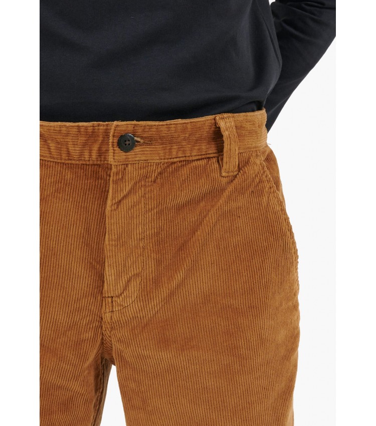 Men Pants A62MK Brown Cotton Timberland