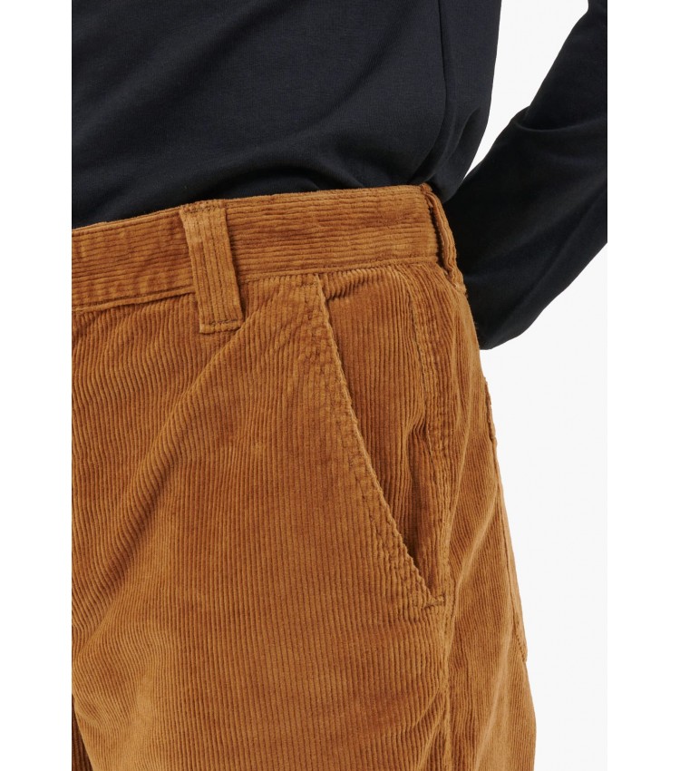 Men Pants A62MK Brown Cotton Timberland