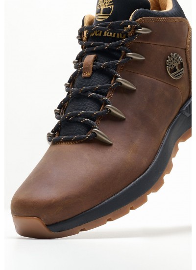 Ανδρικά Μποτάκια A67TG Καφέ Δέρμα Νούμπουκ Timberland