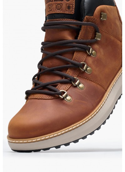 Ανδρικά Μποτάκια A69RD Καφέ Δέρμα Timberland