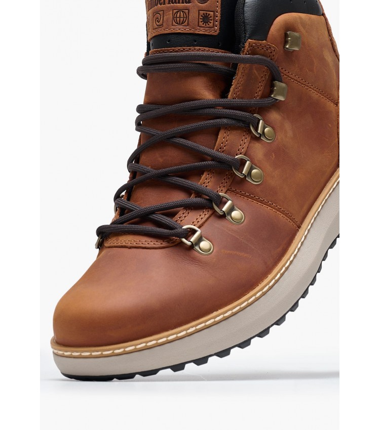 Ανδρικά Μποτάκια A69RD Καφέ Δέρμα Timberland