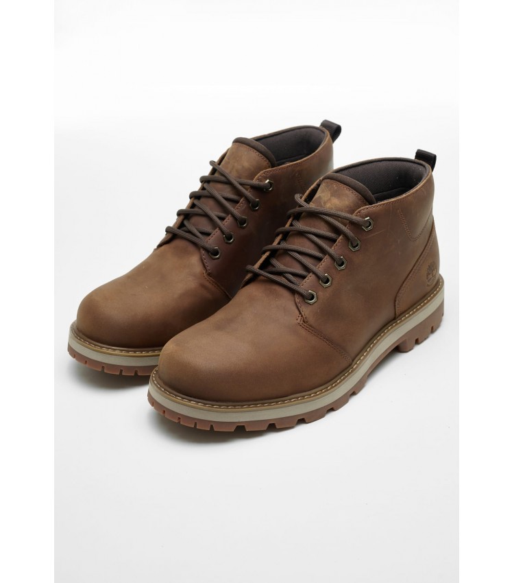 Ανδρικά Μποτάκια A69TW Καφέ Δέρμα Timberland