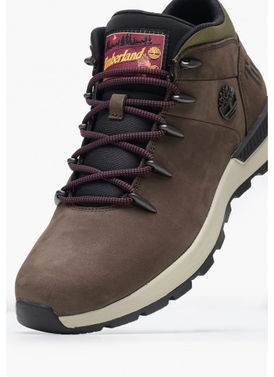 Ανδρικά Μποτάκια A6DQD Καφέ Δέρμα Νούμπουκ Timberland