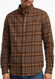 Men Shirts A6V4A Brown Cotton Timberland