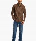 Men Shirts A6V4A Brown Cotton Timberland