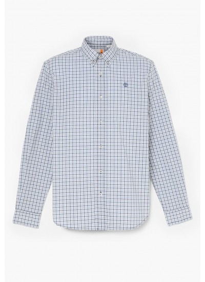 Ανδρικά Πουκάμισα Oxford.Shirt Μπλέ Ανοιχτό Βαμβάκι GANT