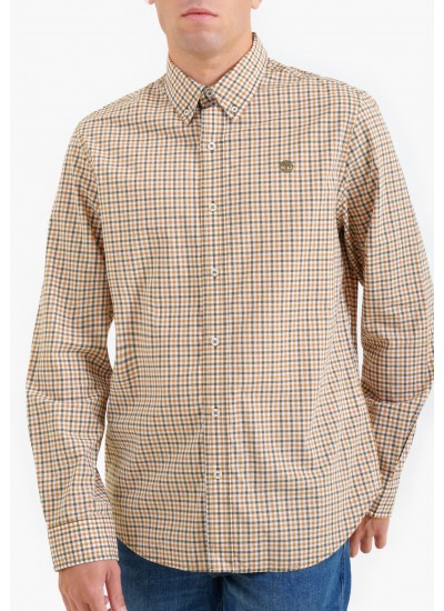 Ανδρικά Πουκάμισα Oxford.Shirt Μπλέ Ανοιχτό Βαμβάκι GANT