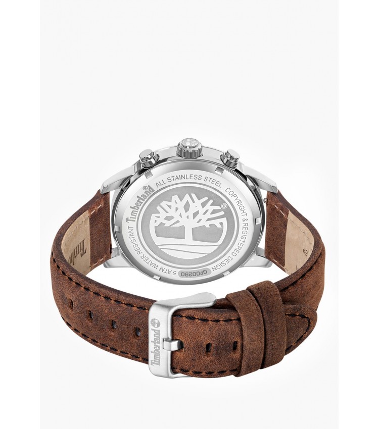 Men Watches TDWGF0029002 Brown Stainless Steel Timberland