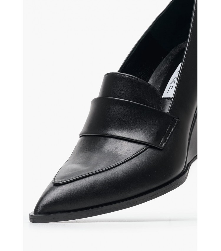 Women Pumps & Peeptoes Low S65 Black Leather Mortoglou