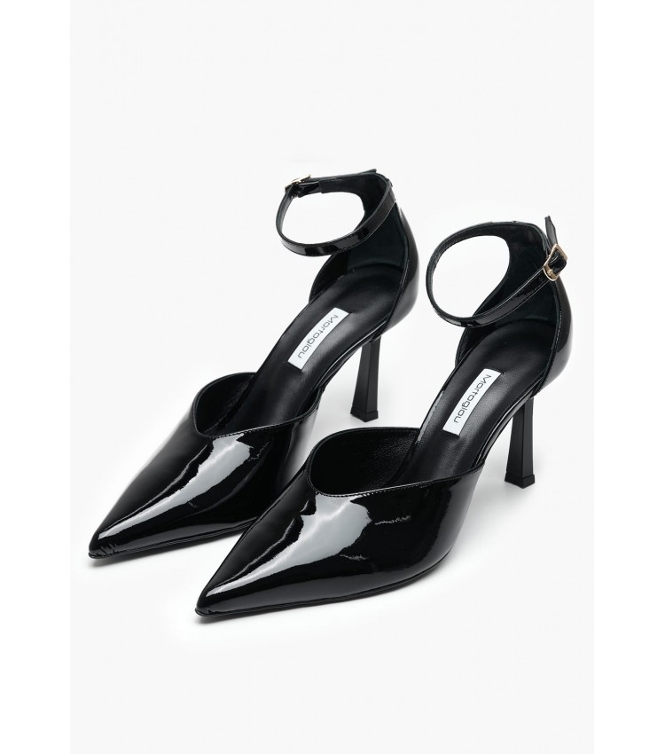 Women Pumps & Peeptoes High S72 Black Leather Mortoglou