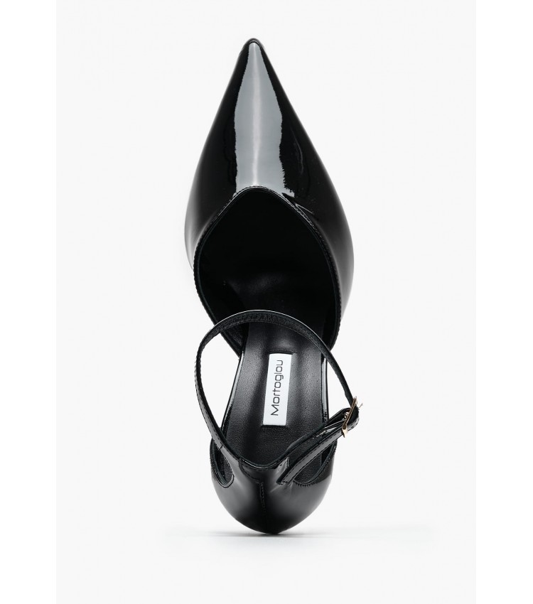 Women Pumps & Peeptoes High S72 Black Leather Mortoglou