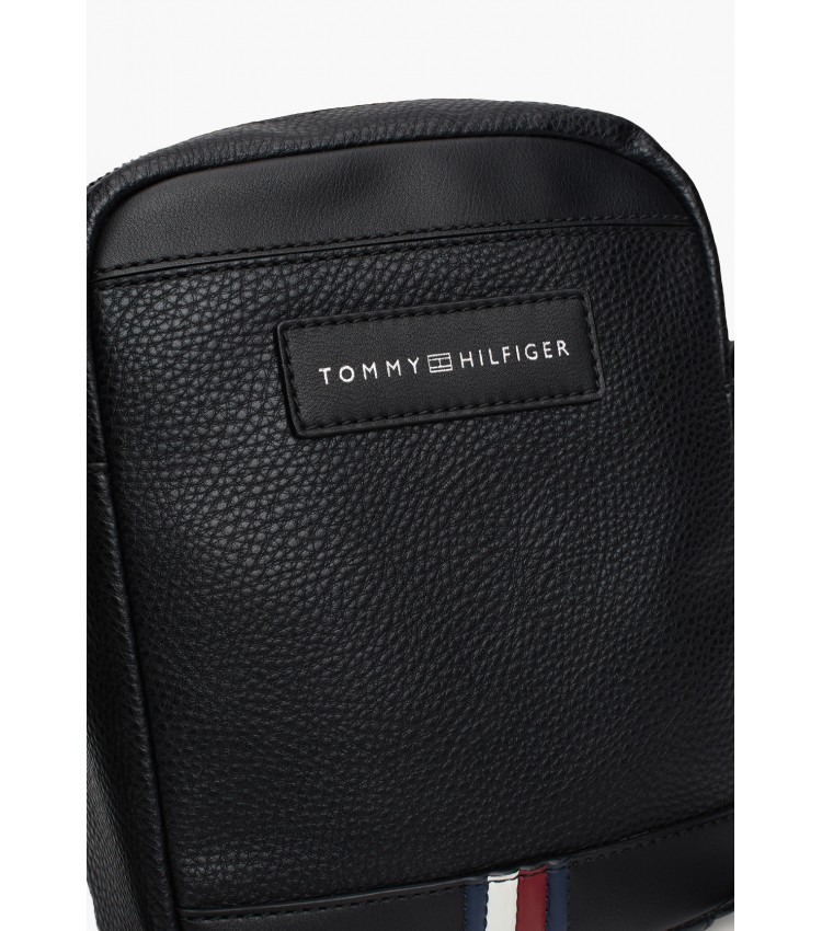 Ανδρικές Τσάντες Business.Mini Μαύρο ECOleather Tommy Hilfiger