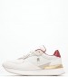 Women Casual Shoes Chic.Chunky White Leather Tommy Hilfiger