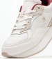 Women Casual Shoes Chic.Chunky White Leather Tommy Hilfiger