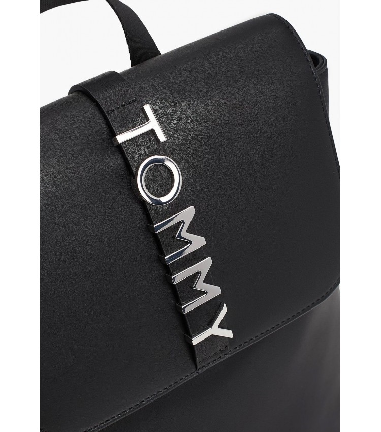 Γυναικείες Τσάντες City.Bold Μαύρο ECOleather Tommy Hilfiger