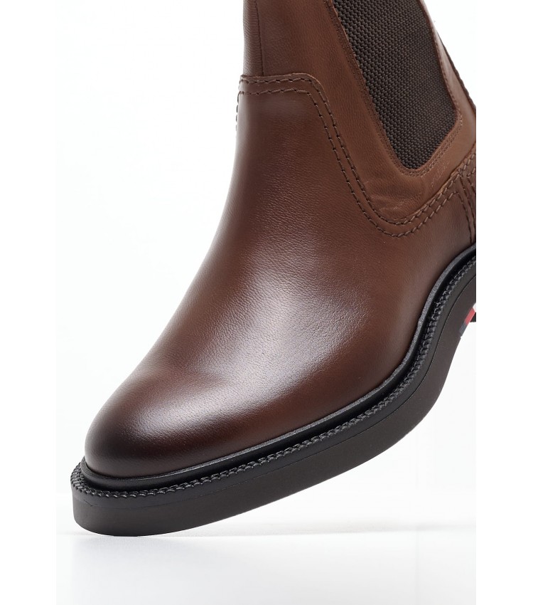 Men Boots Comfort.Chelsea Tabba Leather Tommy Hilfiger