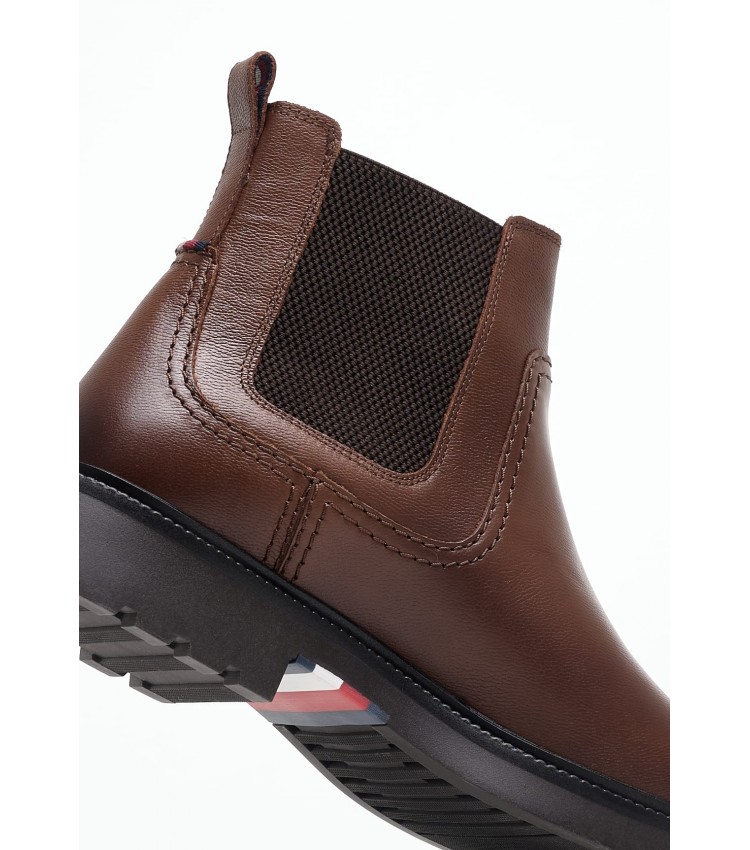 Men Boots Comfort.Chelsea Tabba Leather Tommy Hilfiger