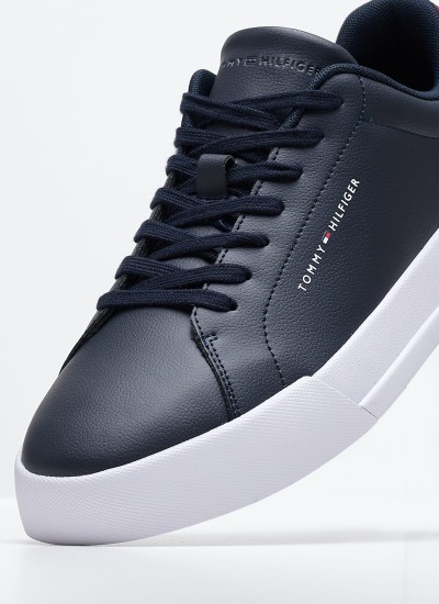 Ανδρικά Παπούτσια Casual Technical.Runner2 Άσπρο Ύφασμα Tommy Hilfiger