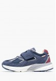 Παιδικά Παπούτσια Casual Cut.V.Sneaker Μπλε ECOleather-Ύφασμα Tommy Hilfiger