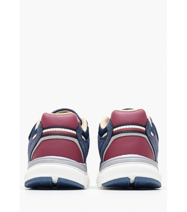 Παιδικά Παπούτσια Casual Cut.V.Sneaker Μπλε ECOleather-Ύφασμα Tommy Hilfiger