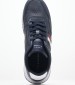 Men Casual Shoes Ess.Runner Blue Leather Tommy Hilfiger