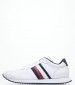 Men Casual Shoes Ess.Runner White Leather Tommy Hilfiger