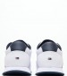 Men Casual Shoes Ess.Runner White Leather Tommy Hilfiger