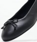 Women Balerinas Essential.Ballerina Black Leather Tommy Hilfiger