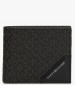 Men Wallets Extra.Monogram Black Leather Tommy Hilfiger