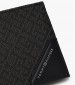 Men Wallets Extra.Monogram Black Leather Tommy Hilfiger