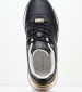 Women Casual Shoes Feminine.Runner Black Leather Tommy Hilfiger