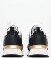 Women Casual Shoes Feminine.Runner Black Leather Tommy Hilfiger