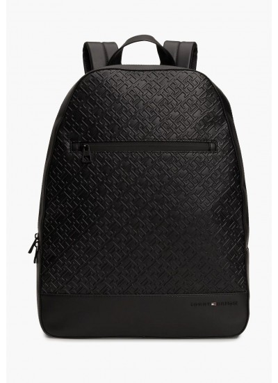 Ανδρικές Τσάντες Gram.Backpack Μαύρο ECOleather Tommy Hilfiger