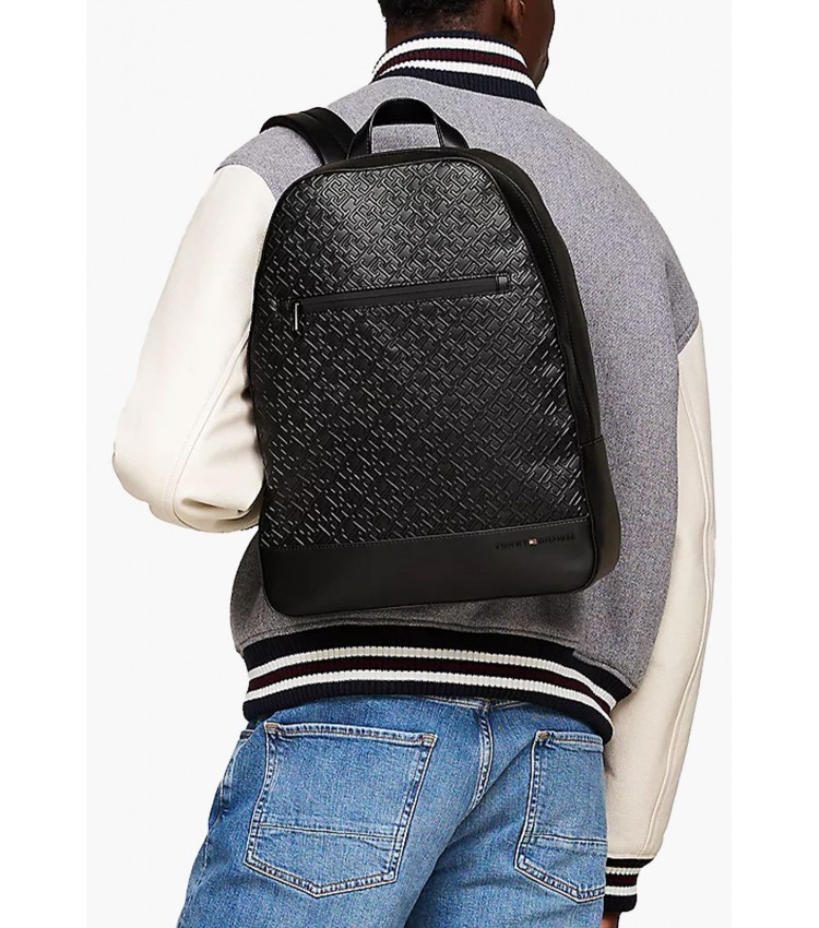 Ανδρικές Τσάντες Gram.Backpack Μαύρο ECOleather Tommy Hilfiger