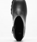 Women Boots Heel.Ankleboot Black Leather Tommy Hilfiger