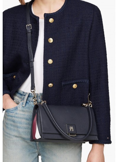 Women Bags Her.Crossover Blue ECOleather Tommy Hilfiger