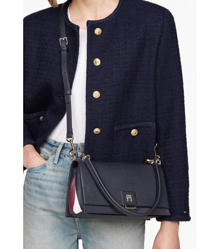 Women Bags Her.Crossover Blue ECOleather Tommy Hilfiger