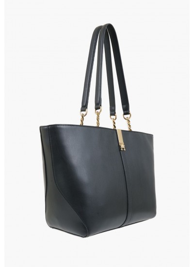 Women Bags Hrtg.Tote Black ECOleather Tommy Hilfiger