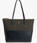 Γυναικείες Τσάντες Jacquard.Tote Μαύρο ECOleather-Ύφασμα Tommy Hilfiger