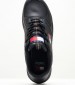 Men Casual Shoes Jeans.Flexi Black Leather Tommy Hilfiger