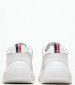 Women Casual Shoes Lightweight.Hybrid White Leather Tommy Hilfiger