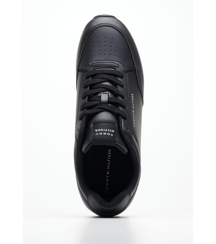 Ανδρικά Παπούτσια Casual Lo.Runner Μαύρο ECOleather Tommy Hilfiger