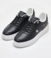 Women Casual Shoes Lux.Hardware Black Leather Tommy Hilfiger