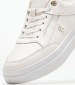 Women Casual Shoes Lux.Hardware White Leather Tommy Hilfiger