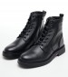 Men Boots Lwt.Boot Black Leather Tommy Hilfiger