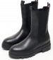 Γυναικεία Μποτάκια Monochromatic.Boot Μαύρο Δέρμα Tommy Hilfiger