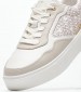 Women Casual Shoes Platform.Monogram White Leather Tommy Hilfiger