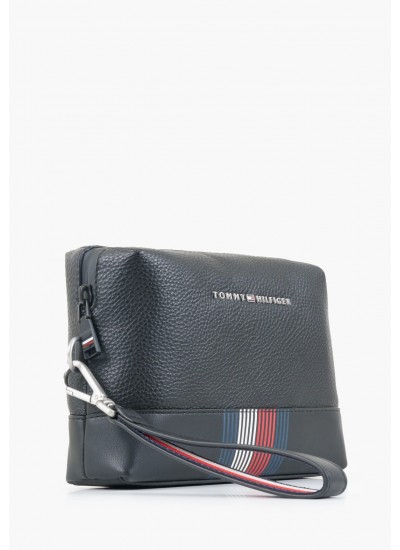 Ανδρικές Τσάντες Th.Transit Μαύρο ECOleather Tommy Hilfiger